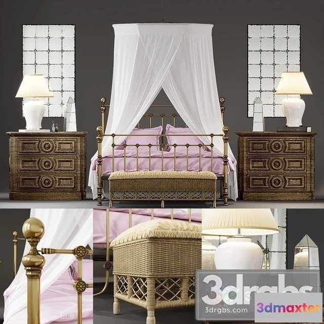 941854 - Eichholtz Bedset Provence Style