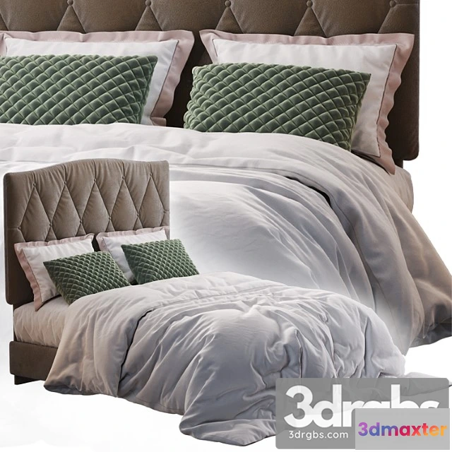 941864 - Elliot curved upholstered bed 2