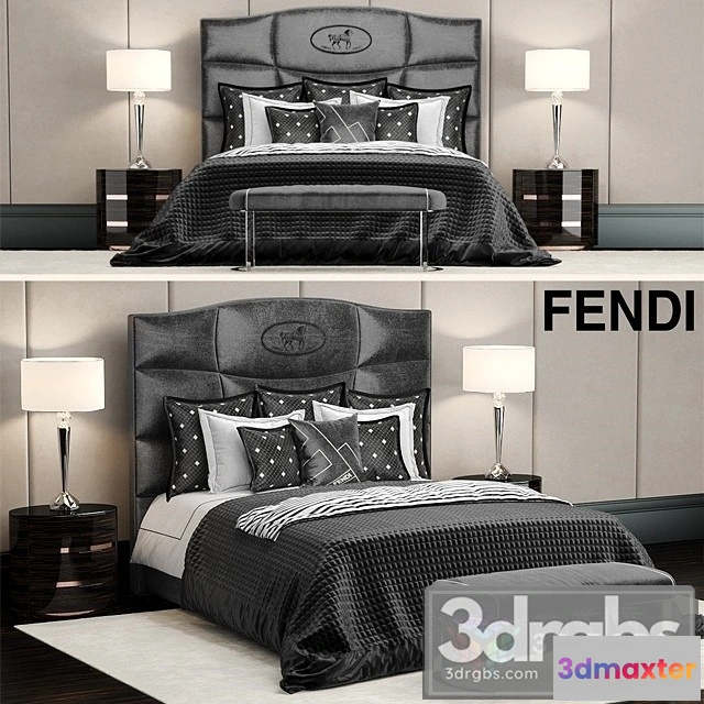 941976 - Fendi George Casa Bed