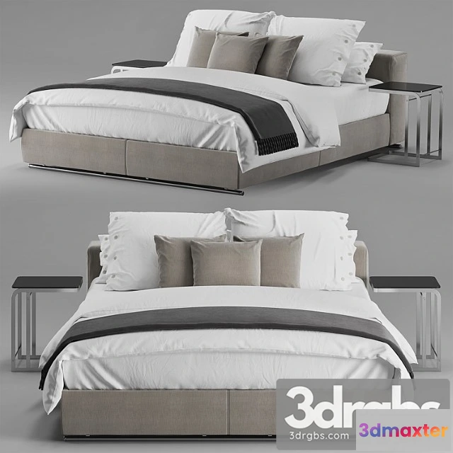 942036 - Flexform groundpiece slim bed 2