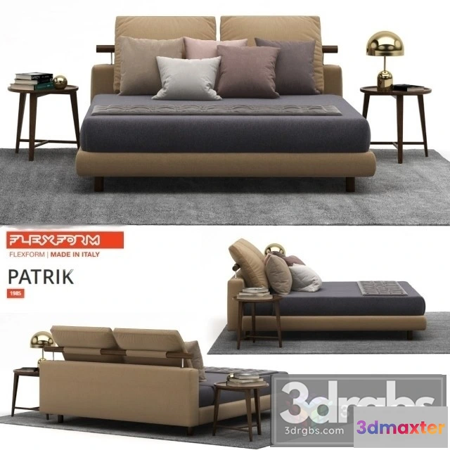 942070 - Flexform Patrik Bed
