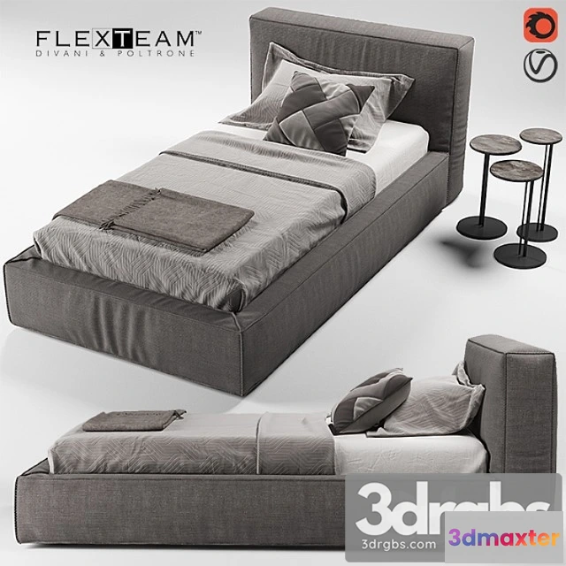942094 - Flexteam Slim One Bed Single