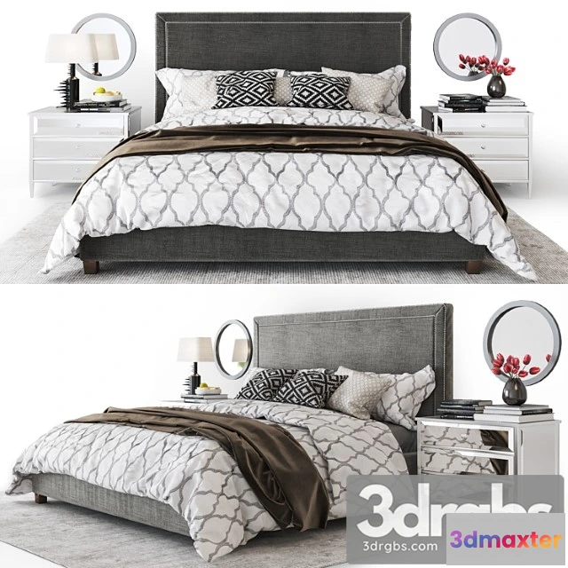 942308 - Hamilton Bed From Vernon Flannel