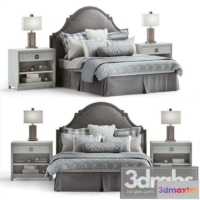 942338 - Hickory White Bella Bed