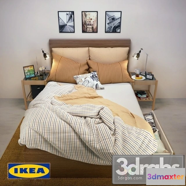 942384 - Ikea Bed Set 01