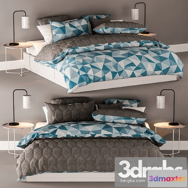 942438 - Ikea nordli bed double 3 2