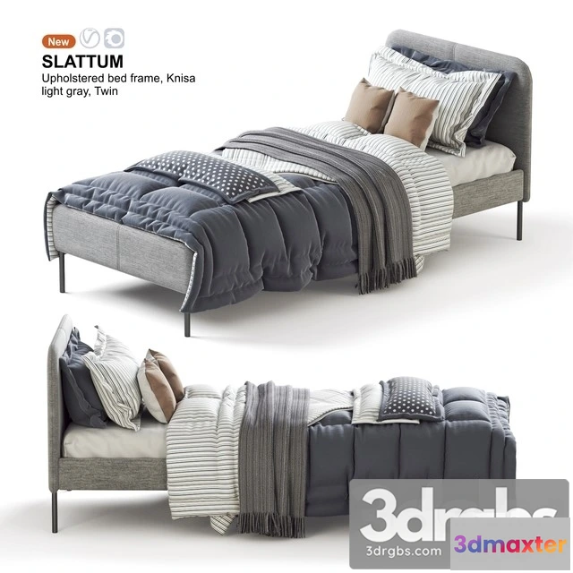 942466 - Ikea Slattum Twin Bed