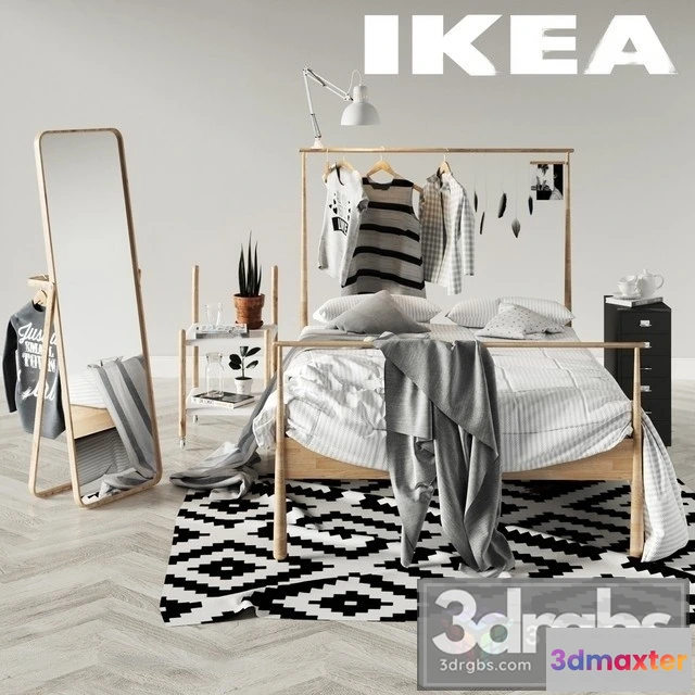 942472 - Ikea Tarva Bed Frame