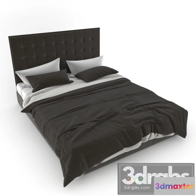 942658 - Leather Moderm Bed