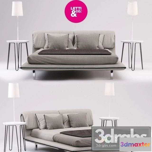 942686 - Letti Co Fabric Moderm Bed