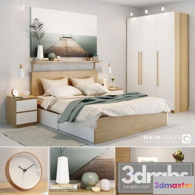 942820 - Malm Bedroom Set