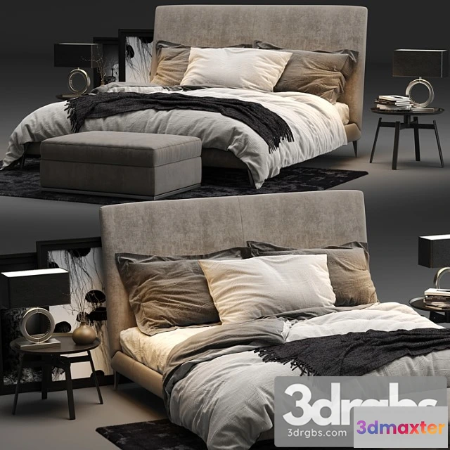 942878 - Maxalto demetra bed 2