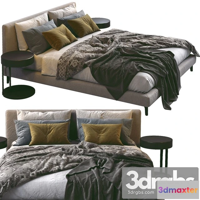 942928 - Meridiani Bed Stone Up