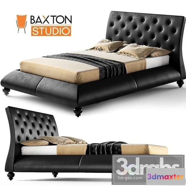 942982 - Metropolitan Wood Leather Contemporary Queen Bed