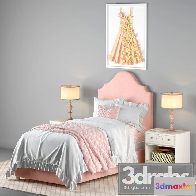 942986 - Mia Upholstered Bed