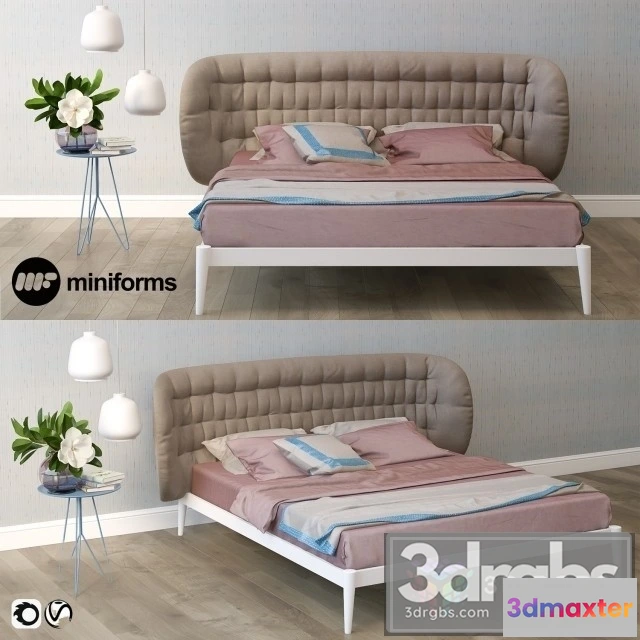 943008 - Miniforms Shiko Capitone Bed