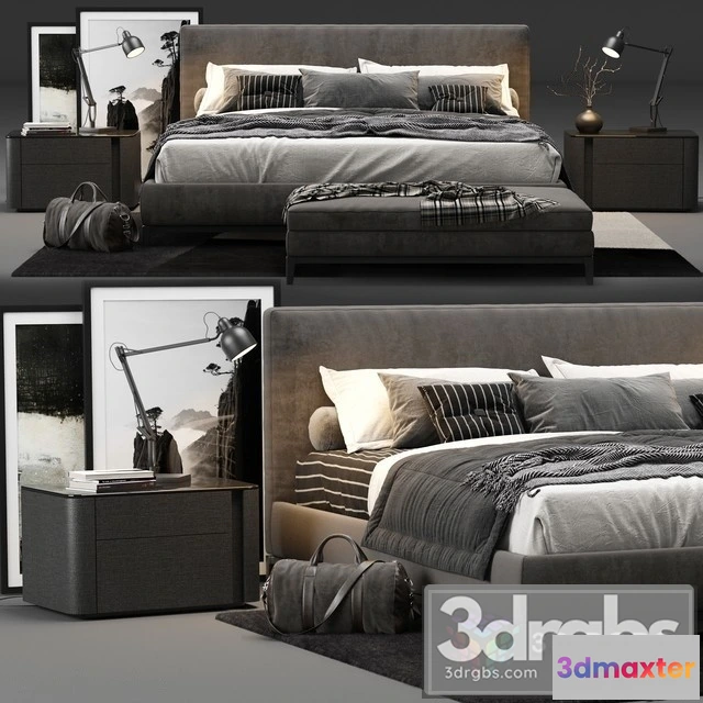 943018 - Minotti Andersen Bed 02