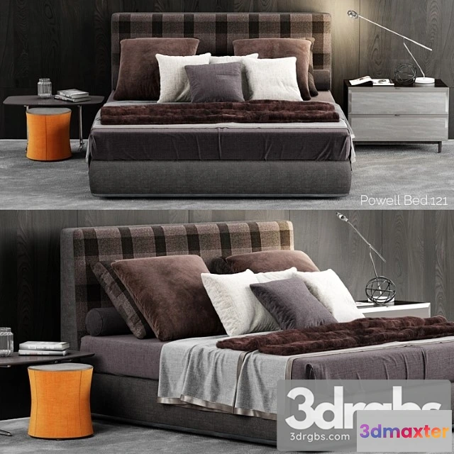 943092 - Minotti powell bed.121 2