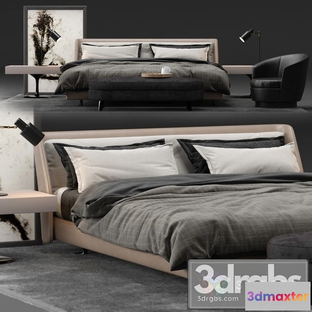 943108 - Minotti Spencer Bed 03