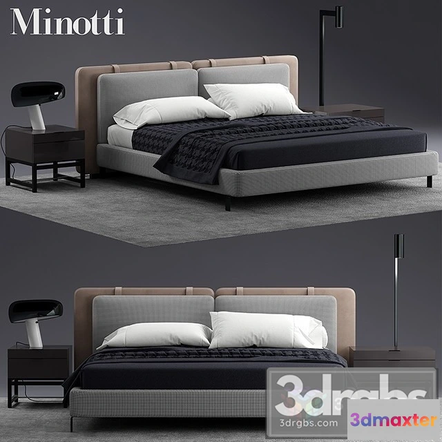943128 - Minotti Tatlin Bed 02