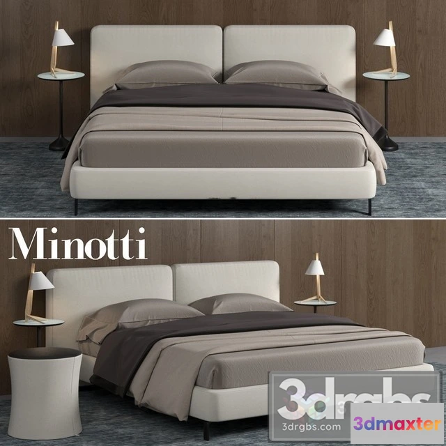 943130 - Minotti Tatlin Bed 03