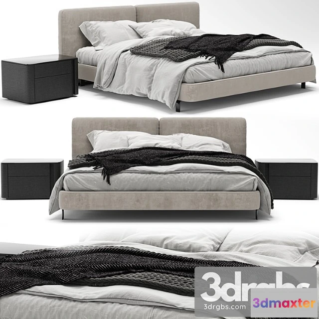 943142 - Minotti Tatlin Cover Bed