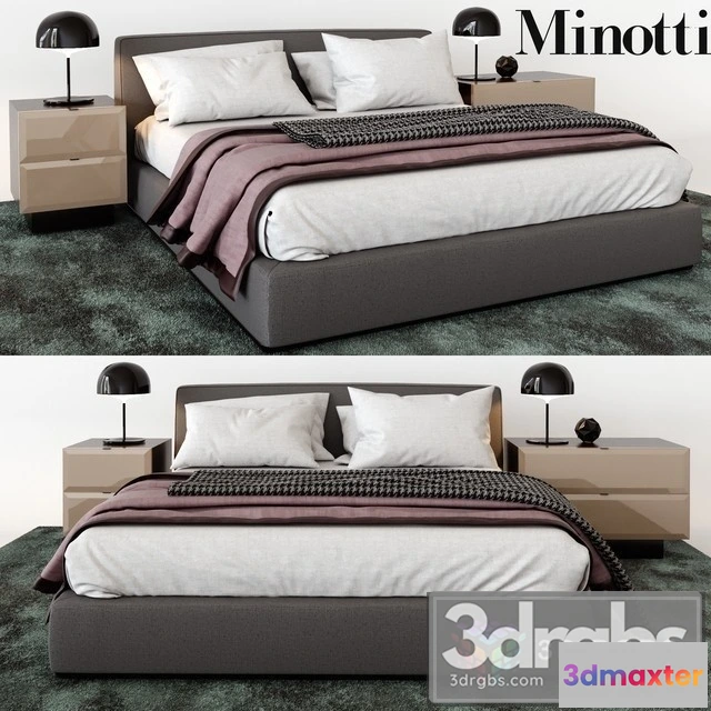 943158 - Minotti Towell  Bed