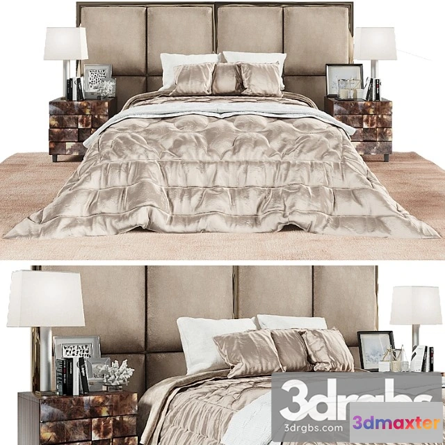 943244 - Modern bed whith knite plaid 2