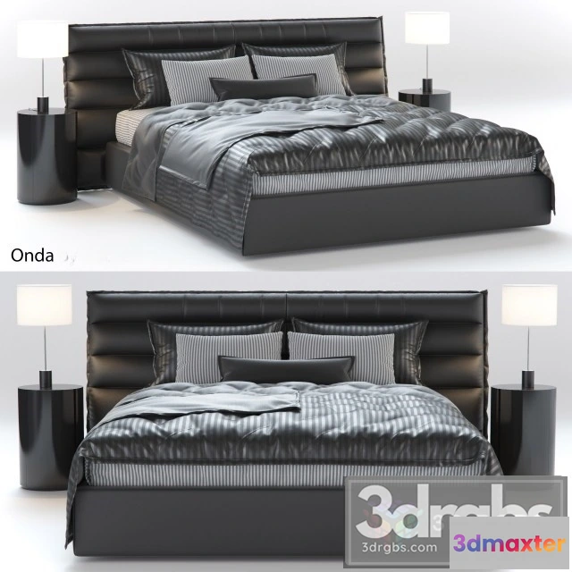 943354 - Natuzzi Onda Bed