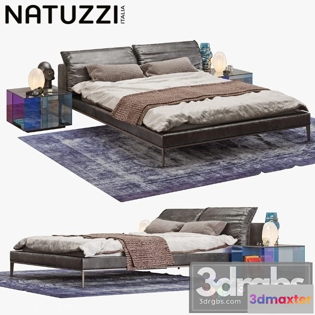 943360 - Natuzzi Vela Bed Set