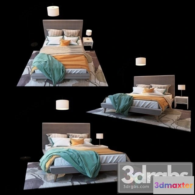 943390 - Nixon Upholstered Panel Bed