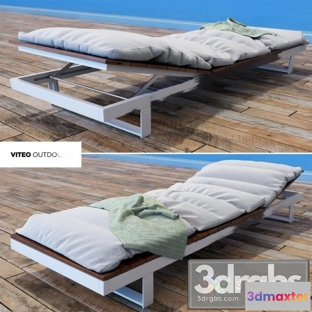 943458 - Outdoor Lounger Pure