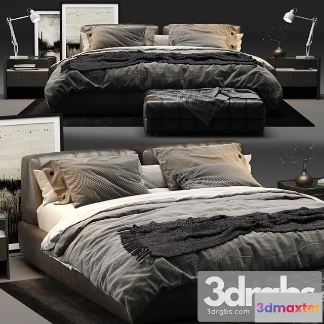 943542 - Poliform Bolton Bed