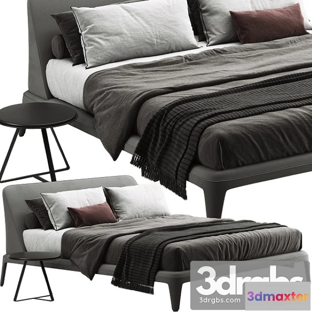 943600 - Poliform Kelly Imbottito Bed