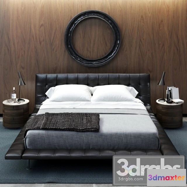 943614 - Poliform Onda Bed