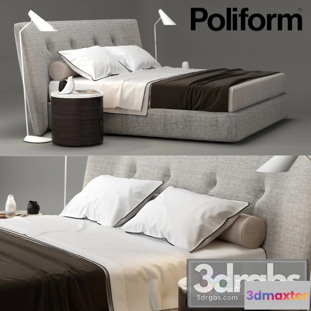 943646 - Poliform Rever Bed