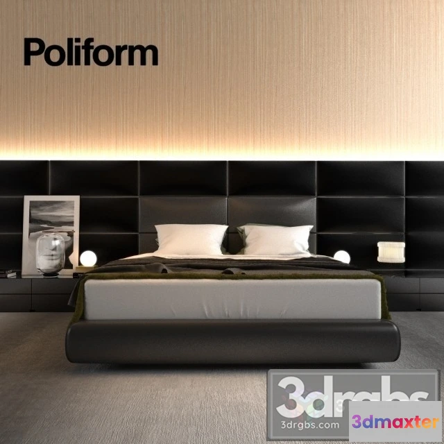 943650 - Poliform Varenna Bed