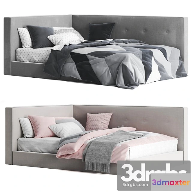 943720 - Pottery barn cushy lounge platform corner bed_2 2