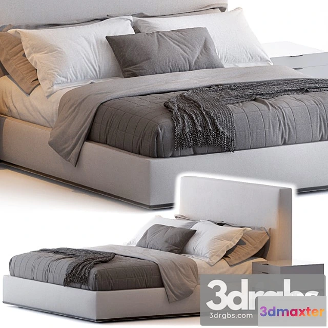 943736 - Powell bed by minotti 2