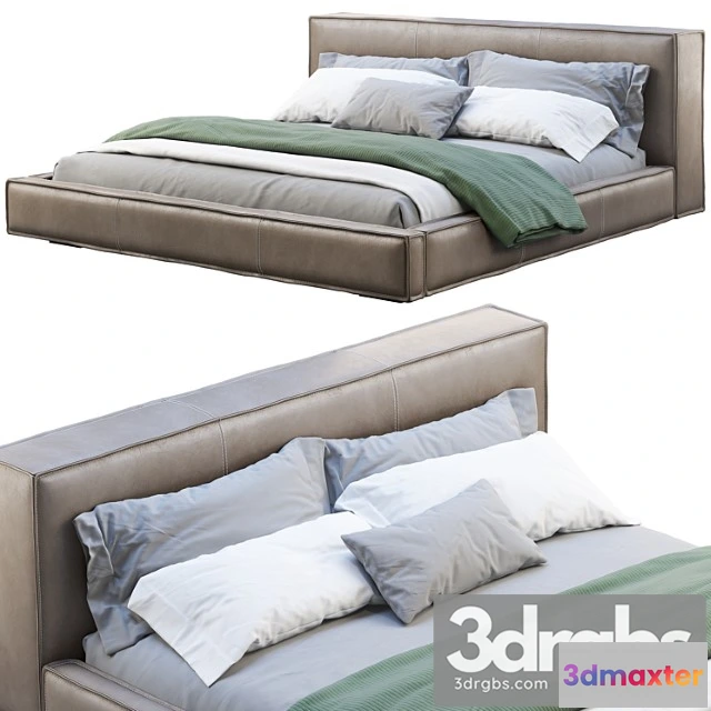 943762 - Queen loft leather bed 2 2