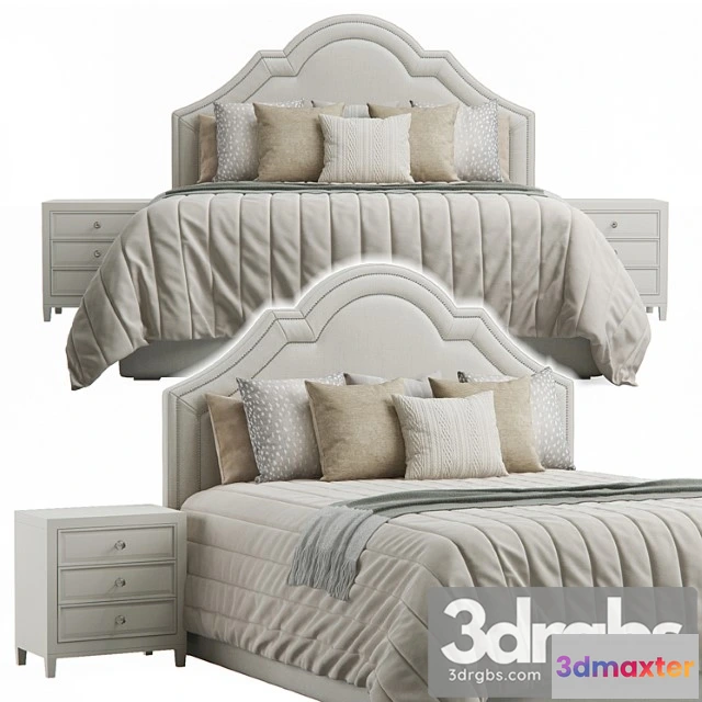 943766 - Queen Madison Crown Headboard Bed 3