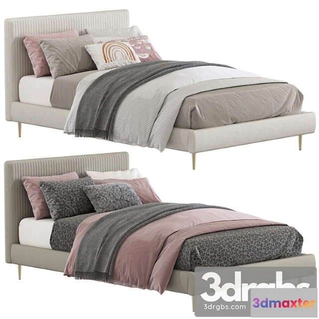 943770 - rabbit pleated upholstered bed 218