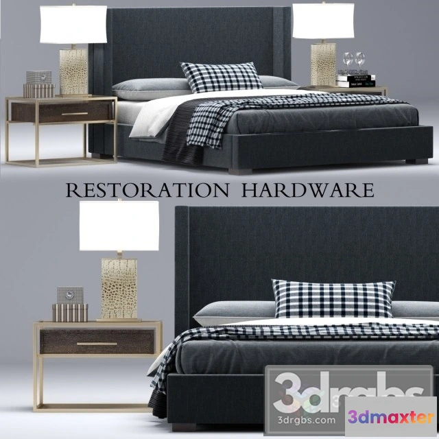 943912 - RH Fabric Luxury Bed