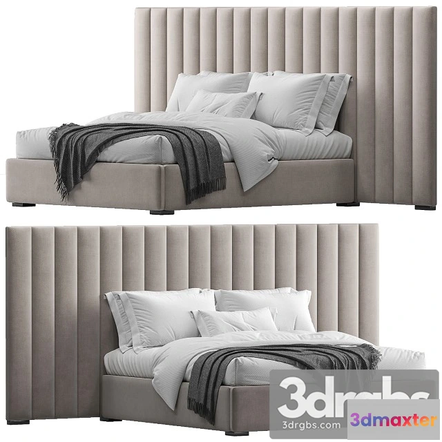 943962 - RH Modena Vertical Channel Extended Platform Bed