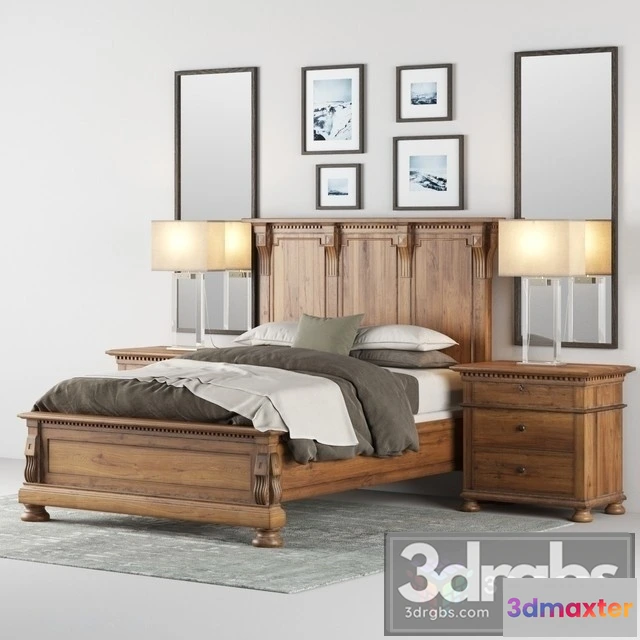 943992 - RH ST James Panel Bed