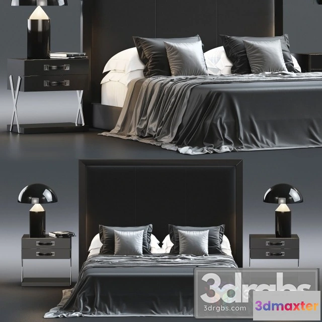 944178 - SC Moderm Black Bed