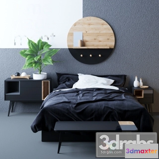 944198 - Scandinavian Bed - No.2
