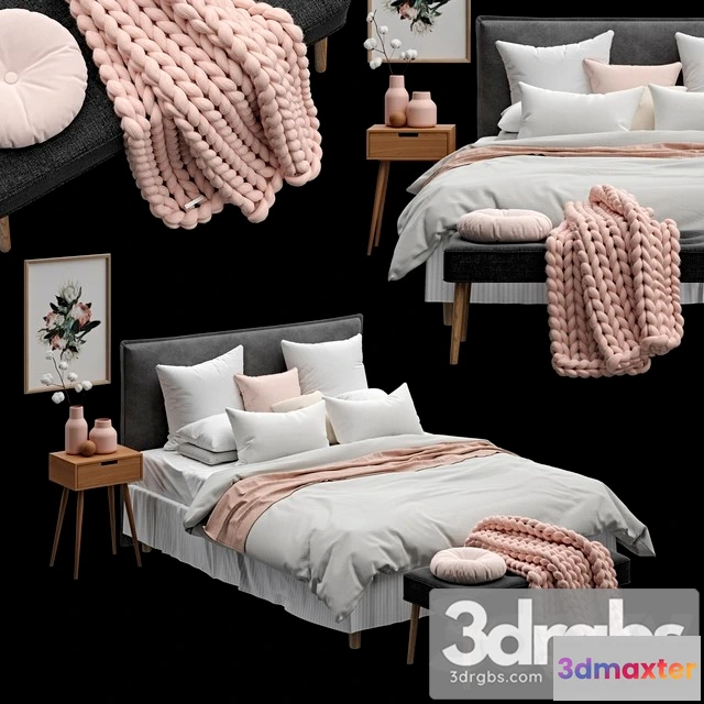 944200 - Scandinavian Bedroom Set 01