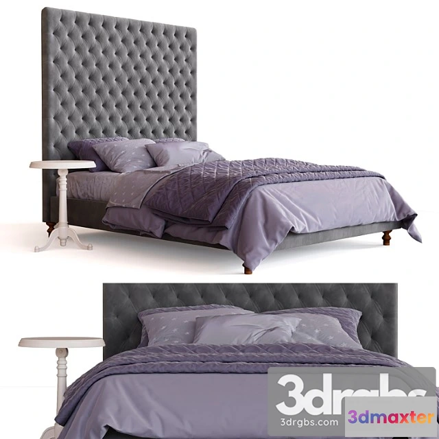 944422 - Taryn tufted bed - oak 2