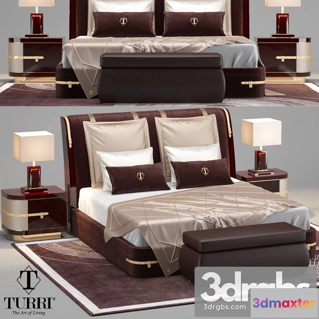 944534 - Turri Diamonds Bed